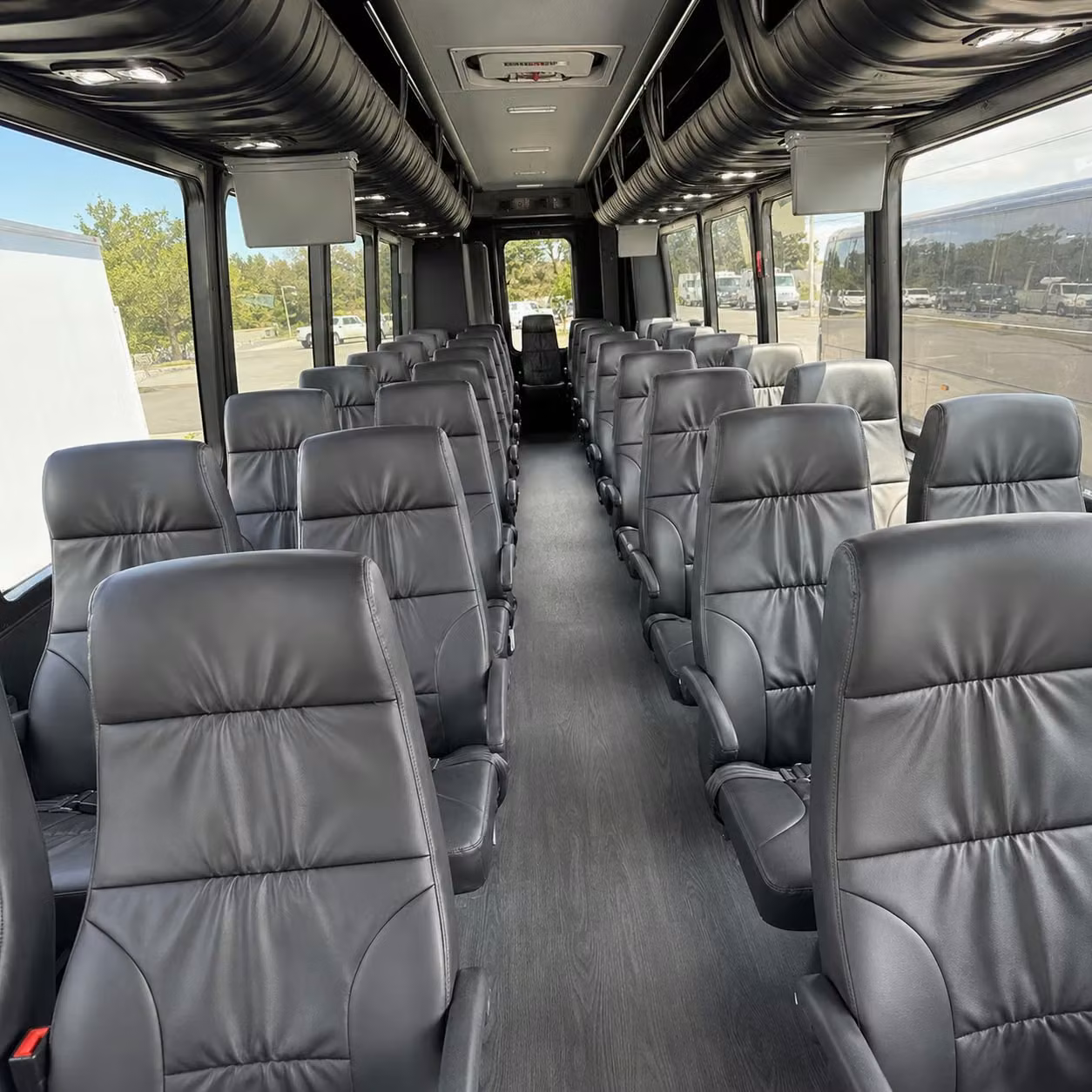 35 passenger minibus inside
