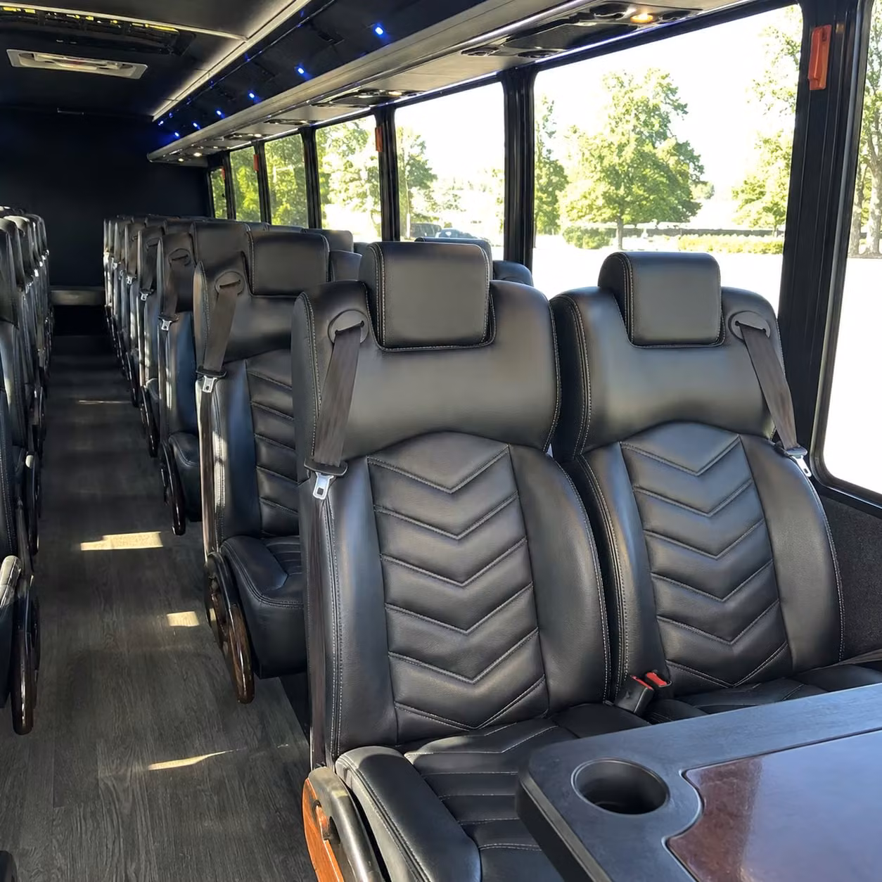 35 passenger minibus interior
